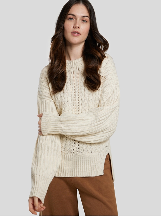 Bild von Pullover aus Grobstrick