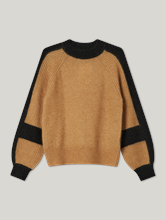 Bild von Strickpullover mit Kontraststreifen BERA