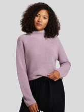 Bild von Strickpullover mit Stehkragen