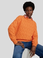 Image sur Pull col rond texturé