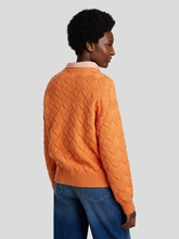 Image sur Pull col rond texturé