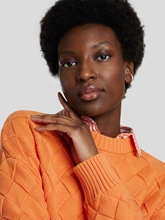 Image sur Pull col rond texturé