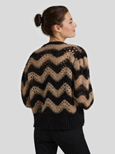 Bild von Strickjacke in Lochstrick TARIN