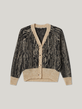 Bild von Strickjacke im Animal-Print JARA