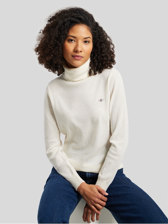 Image sur Pull à col roulé en laine
