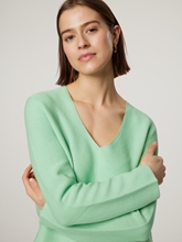 Image sur Pull maille en coton
