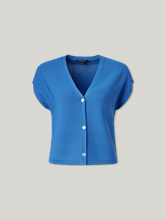 Bild von Strickweste mit V-Ausschnitt