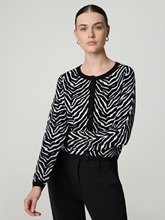 Image sur Cardigan en imprimé animalier