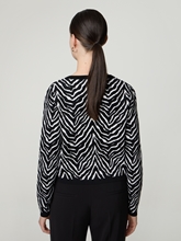 Image sur Cardigan en imprimé animalier