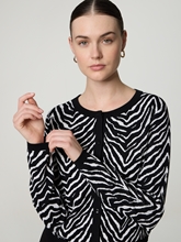 Image sur Cardigan en imprimé animalier