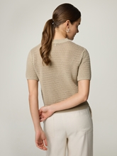 Bild von Strickshirt mit Baumwolle