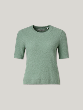 Image sur T-shirt en tricot avec coton