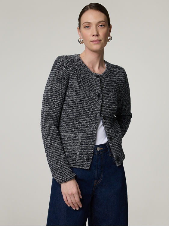 Image sur Veste en tricot bouclette