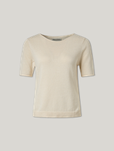 Bild von Strickshirt mit Leinen