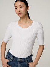 Bild von Strickshirt mit Rippen