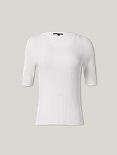 Bild von Strickshirt mit Rippen