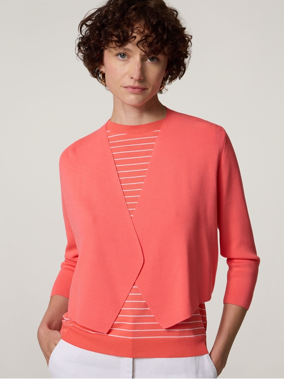 Bild von Verkürzte Feinstrickjacke