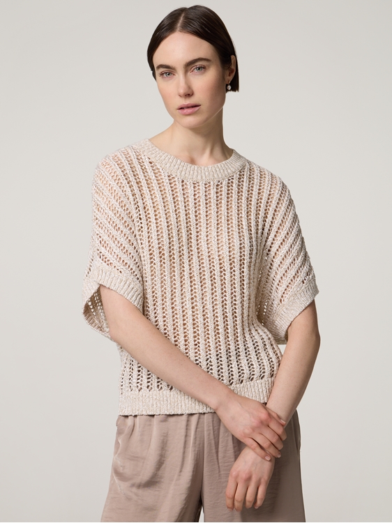 Bild von Strickshirt mit Baumwolle