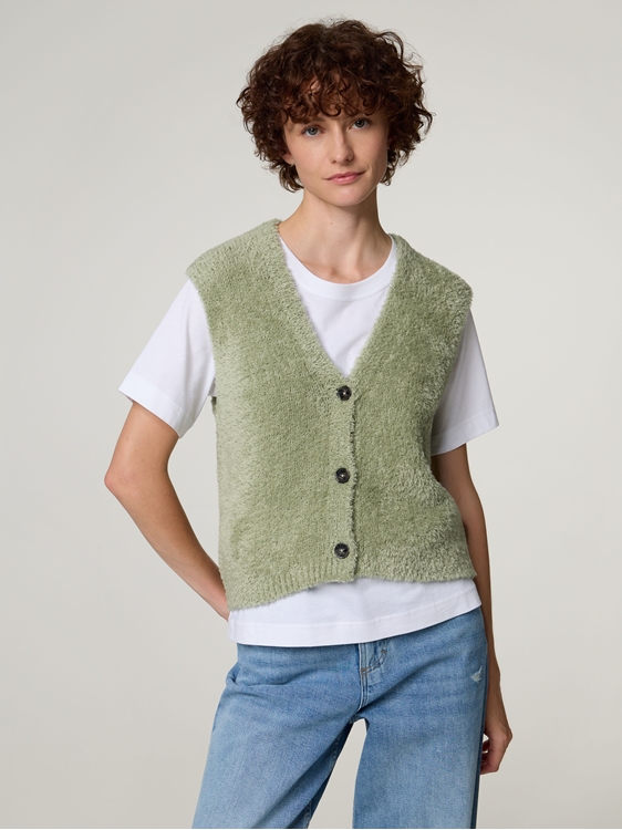 Image sur STRICK GILET HAARIG