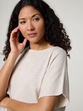 Image sur T-shirt en maille fine