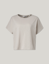 Image sur T-shirt en maille fine