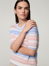 Bild von Strickshirt mit Leinen