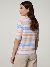 Bild von Strickshirt mit Leinen