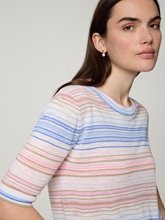 Bild von Strickshirt mit Leinen