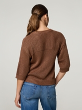 Bild von Strickpullover mit 3/4-Ärmel