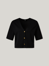 Bild von Kurzärmlige Strickjacke