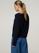 Image sur Pull en maille avec coton