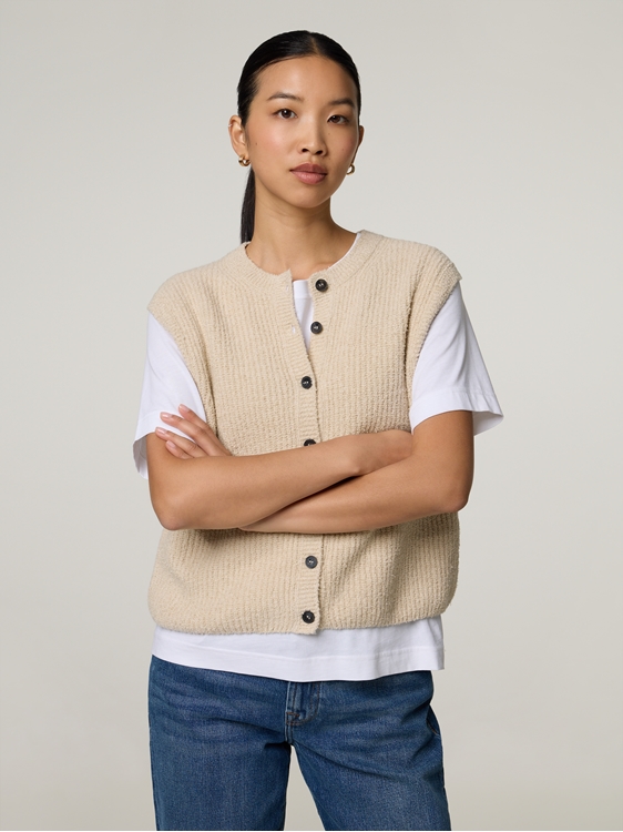 Image sur Gilet tricoté en laine