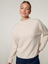 Bild von Strickpullover mit Stehkragen