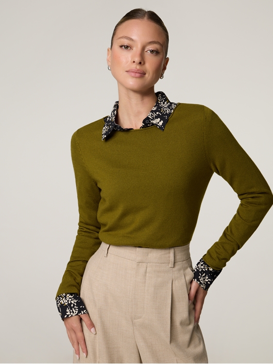 Bild von Strickpullover mit Schurwolle