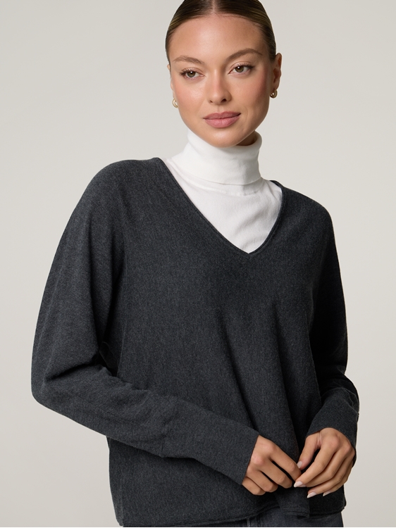 Bild von Strickpullover mit Schurwolle