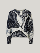 Bild von Feinstrickpullover mit Wolle