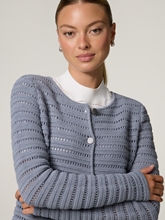 Bild von Strickjacke mit Lochstick