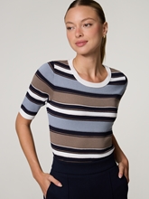 Bild von Strickshirt mit Glitzergarn