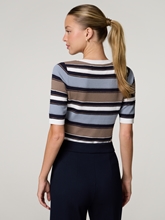 Bild von Strickshirt mit Glitzergarn