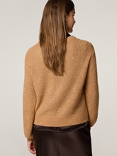 Image sur Pull en maille avec paillettes