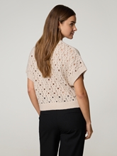 Image sur Pull en maille ajourée