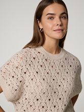 Image sur Pull en maille ajourée