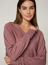 Bild von Feinstrickpullover mit Wolle
