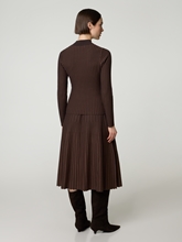 Bild von Midijupe aus Strick