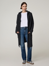 Bild von Langer Wollcardigan mit Alpaka