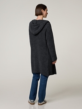 Bild von Langer Wollcardigan mit Alpaka