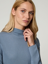 Bild von Stehkragenpullover aus Feinstrick