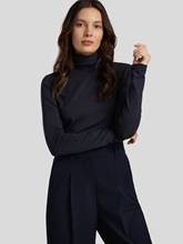 Image sur T-shirt imprimé col montant