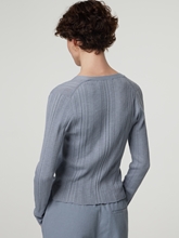 Bild von Strickjacke mit Baumwolle