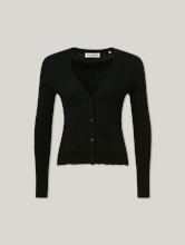 Bild von Strickjacke mit Rippen